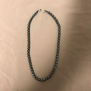 Black beaded necklace from Mexico
